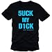 5UCK MY D1CK - got blown? T-Shirt SALE SALE dunkelblau / hellblau GR.L