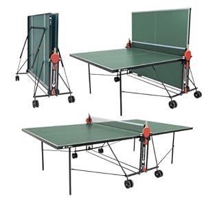 Premium Quality Sponeta Foldable Outdoor Table Tennis Table + Net, Bats, Balls 2 year warranty Made in Germany