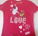 Disney Pixar Wall-E Girls Eve Pink Shirt