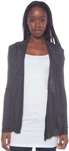 Active Products Women's Basic Comfortable Soft Easy Wear Cardigan Shawl Top