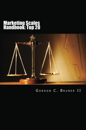 Marketing Scales Handbook: The Top 20 Multi-Item Measures Used in Consumer Research