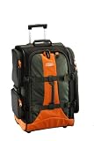 Pack Easy 9704NO SPORTS Cabin-Trolley, 51cm, schwarz-orange ((black/khaki/orange)