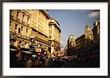 Busy Street, Vienna, Austria Collections Framed Photographic Poster Print by Jon Davison, 35x25