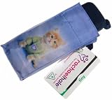 Ladies Fulton Rachael Hale KITTEN in Jumper Lightweight Folding Umbrella