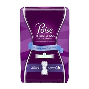 Poise Hourglass Pads, Ultimate, 27 Count