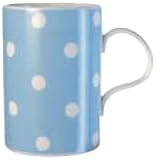 Cath Kidston Mug - Blue Spots Cedar shape