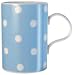 Cath Kidston Mug - Blue Spots Cedar shape