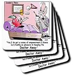 Londons Times Funny Society Cartoons - An Apple A Day - Coasters