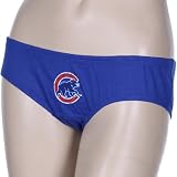 NCAA Chicago Cubs Ladies Royal Blue Super Burnout Hipster Panties (Small)