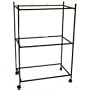 3 Tiers Stand for 30"x18"x18" Aviary Cage - Black