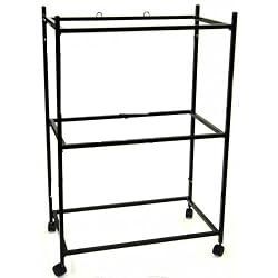 3 Tiers Stand for 30"x18"x18" Aviary Cage - Black