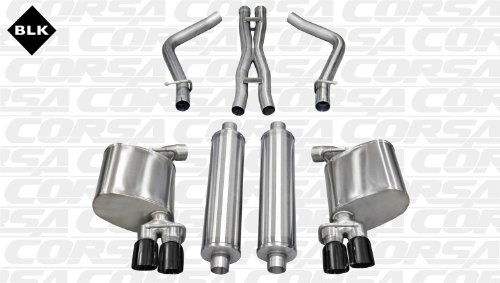 CORSA 14525BLK Cat-Back Exhaust System