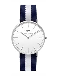 Daniel Wellington Classic Glasgow Silver Women´s 36mm Round Case
