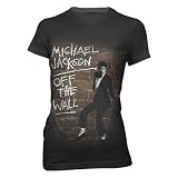 Bravado  Junior's Michael Jackson: Brickhouse T-Shirt,Black,Large