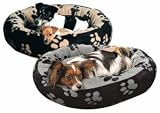 Trixie 37682 Sammy Kuschelbett, ø 70 cm, schwarz/beige