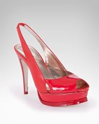 Zahara Leather Slingback Platform Sandal