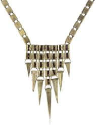 Steve Madden Square Link and Stick Necklace, 22"