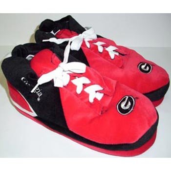 Georgia Bulldogs NCAA Plush Sneaker Slippers - M