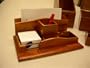 Desk Organizer (Walnut) (12.25" W x 7.75" H x 5" D)