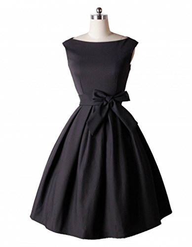 Dressystarレディース フォーマル 女生ワンピース ドレス ひざ丈 パーティー バー フォーマル 結婚式 発表会 お呼ばれ 欧美復古風