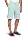 IZOD Men's Flat Front Solid Oxford Short