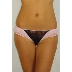 Jezebel Satin Doll low rise flutter bikini