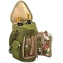 Picnic Time Meritage Insulated Triangular Wine and Cheese Tote, Olive Green