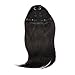 BEAUTY PLUS® Clip in Bangs Real Human Hairpieces for Beauty Women (1b# Natural Black)