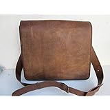 Vintage Crafts Leather Messenger Bag Satchel Leather Men's Briefcase Laptop Bag