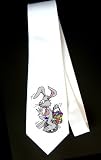 Party Decoration Necktie with basket, unicycle, eggs, rabbit, easter