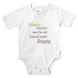 Edward prefers Brunettes Infant Bodysuit