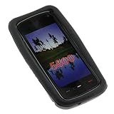 Black Durable Soft Rubber Silicone Skin Case for Nokia XpressMusic 5800 Cel ....