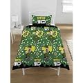 Kids/Childrens Ben 10 Bedding Set Duvet Cover and Pillow Case (Single Bed)