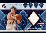 2003-04 Topps Pristine Gems Relics GEM-DD Dan Dickau Atlanta Hawks (Piece of Authentic Game-Worn Jersey - Basketball Cards)