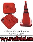 Collapsible Road Traffic Hazard Cones 26 with LED flasher