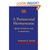 A Pentecostal Hermeneutic: Spirit, Scripture And Community