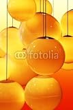 Wallmonkeys Peel and Stick Wall Decals - Abstract Pattern of Yellow and Orange Circles - 18"H x 12"W Removable Graphic