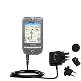 International Wall / AC Charger for the Pharos GPS 525P - Gomadic Brand w/ TipExchange Technology
