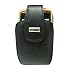 Combo of Blackberry OEM Black Leather Vertical Holster HDW-13789-001 and Pale Gold Si...
