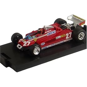 【クリックで詳細表示】フェラーリ 126 CK ターボ (57周-63週目) ＃27 J.ビルヌーヴ (1/43 R438CH)