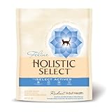 Holistic Select Feline Radiant Adult Health Anchovy, Sardine, and Salmon Meal Recipe Dry Cat Food, 3-Pound Bag