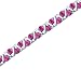 Search : Always Glamorous: Round Shape Ruby Gemstone Bracelet in Sterling Silver Free Shipping