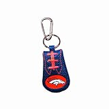 Denver Broncos Team Color NFL Football Keychain