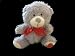 Loveable Tedy Bear In Grey With Hearts On Paw Soft Toy