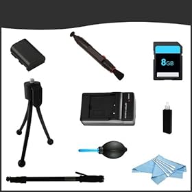 Pentax K30 Digital Camera Battery & Charger Accessory Bundle Combo #7
