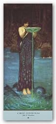 Circe Invidiosa by John William Waterhouse 19.5"x9.125" Art Print Poster