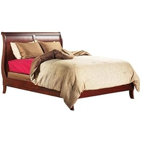 Modus Furniture Santa Barbara California King Low Profile Bed Sable