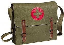 Vintage Retro Medic Messenger Bag