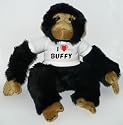 Plush Monkey / Chimpanzee toy with I Love Buffy T-Shirt