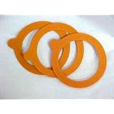 8 pcs Original French made (not chinese copies) Le parfait Latch Lid Canning Jar Gaskets -... by LeParfait Gaskets
